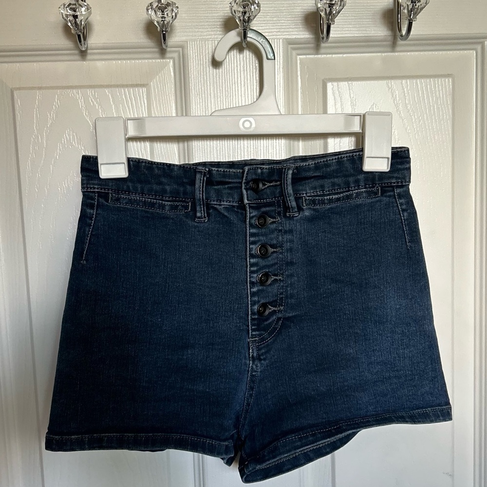 BDG Blue Denim Shorts Size 25